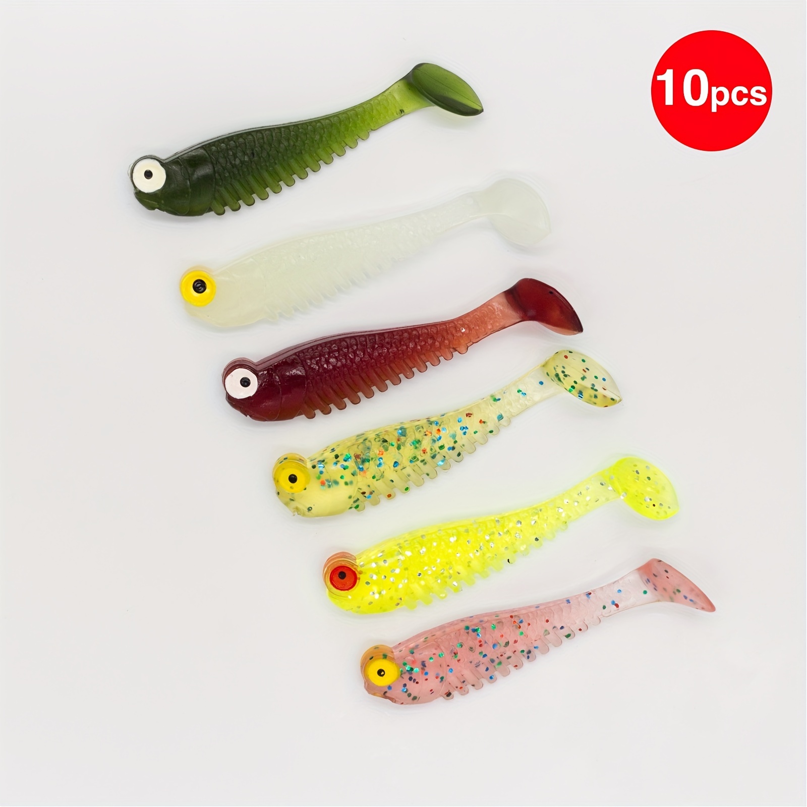 Premium Soft Plastic Fishing Lures For Trout Bass Crappie - Temu