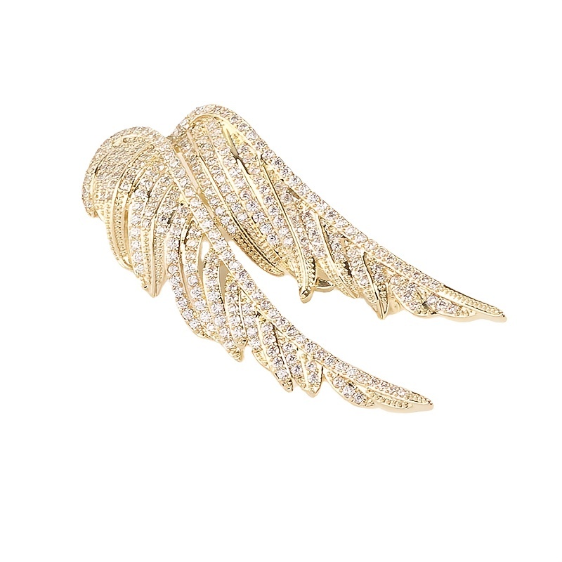 Angel's Wings Exquisite Elegant Brooch Versatile Women's Clothes  Accessories Pin Jewelry For Banquet Party Decor