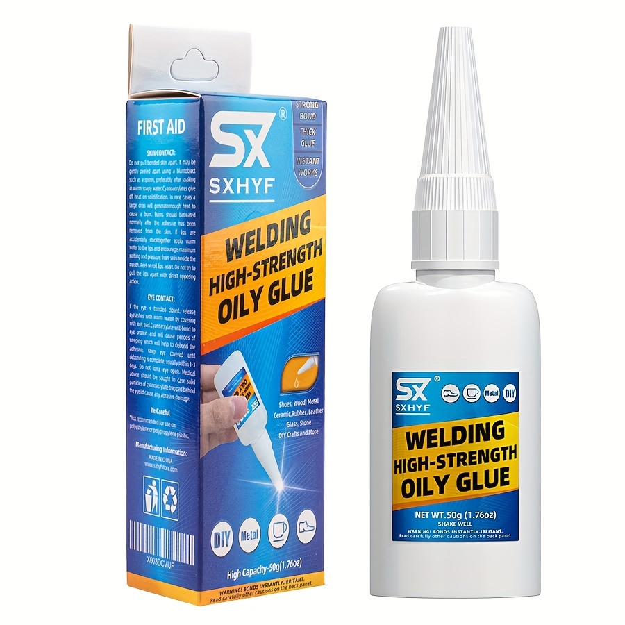 Oil-Based Original Universal Adhesive, Welding High-Strength Oily Glue,  Universal Super Glue Gel, Multi Purpose Strong Glue for Plastic