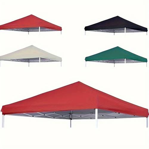 outdoor umbrella tent fabric canopy 3x3 rain shelter sunshade booth thickened cloth tarpaulin roof without frame