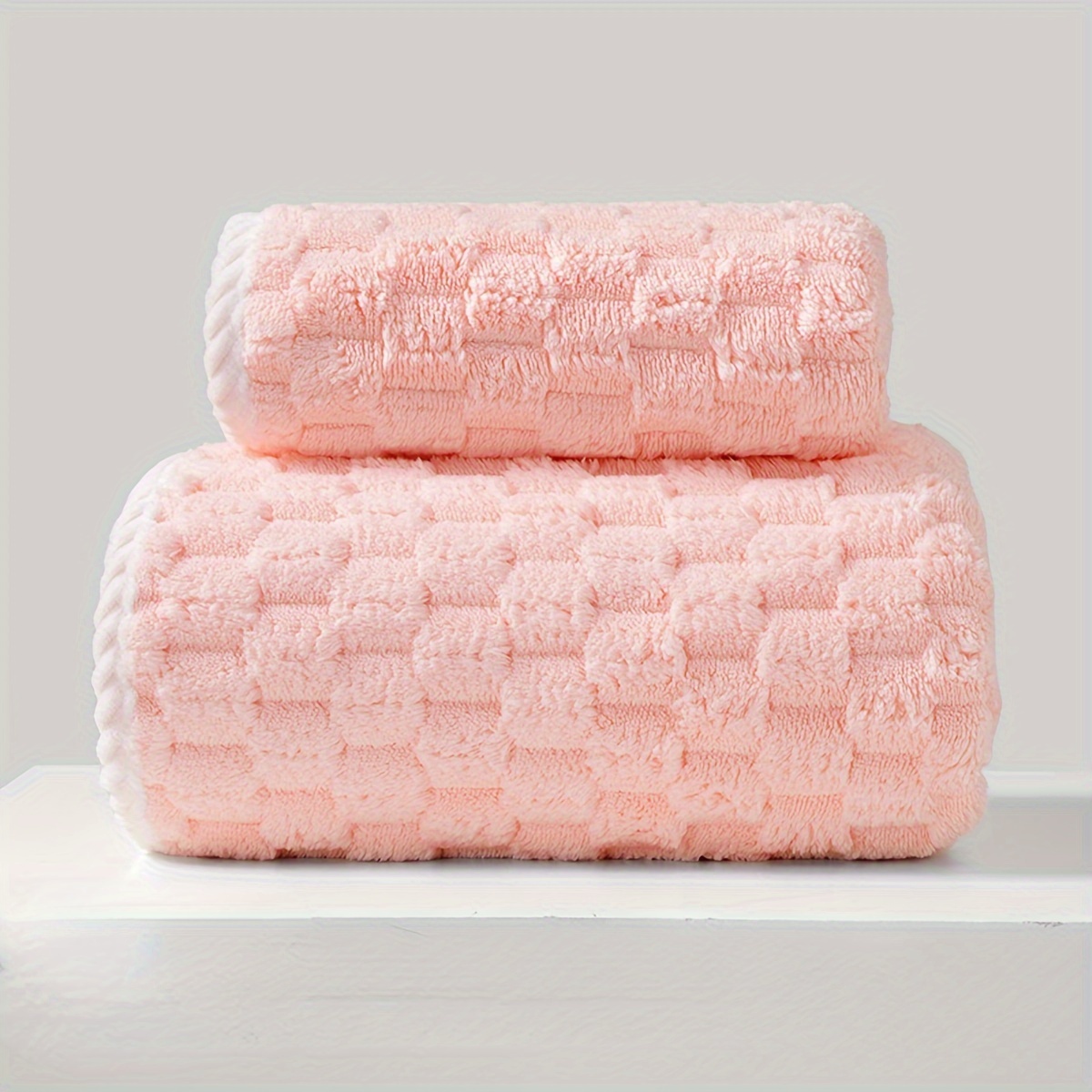thumbnail image 2 of Simple Waffle Towels - Terracotta 2 of 12