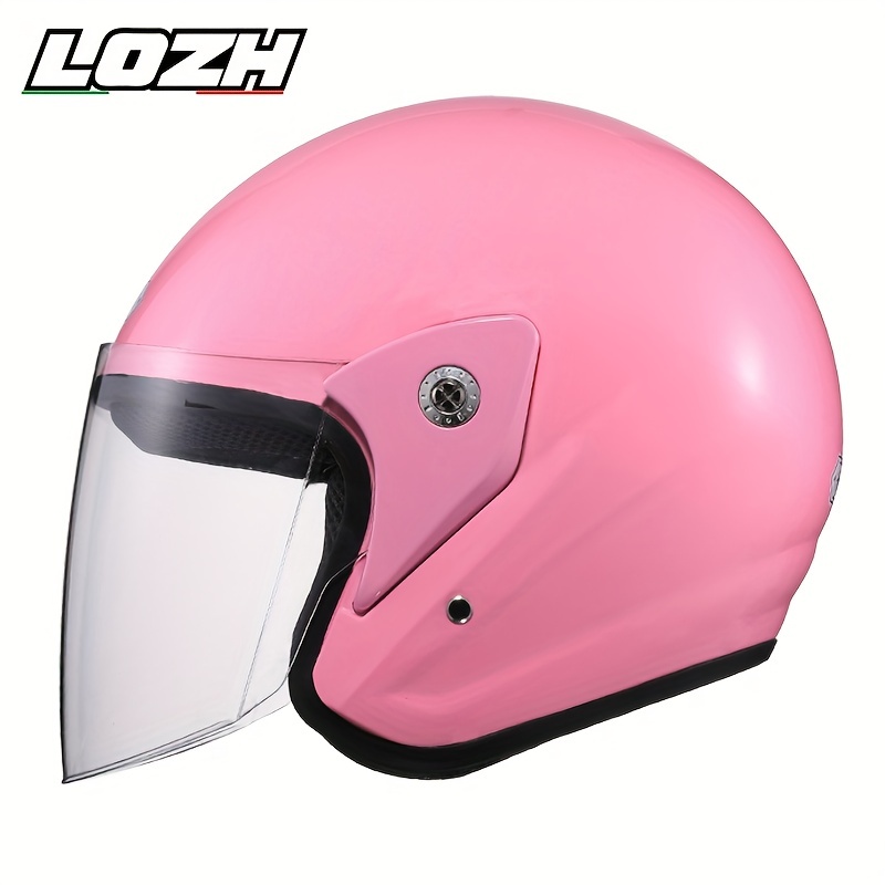 Crown Racing Hombre Y Mujer Talla Única Casco De Moto Eléctrico Cascos De Moto  Cascos Integrales 4/3 Negro Mate 910, Servicio Al Cliente 24/7