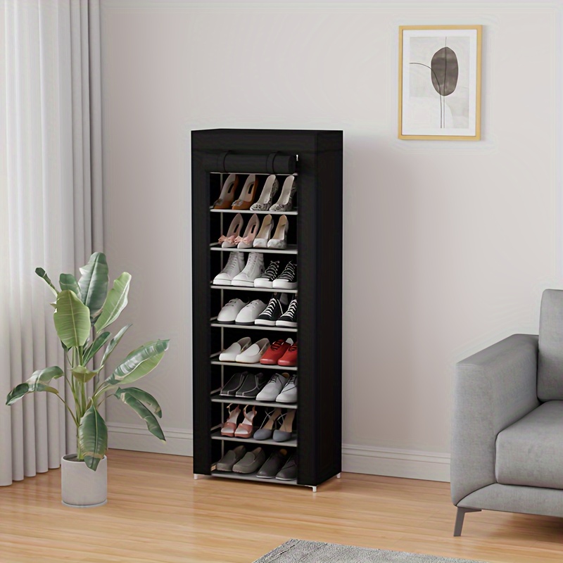 Multi layer Shoe Rack Black Shoe Storage Stand Simple - Temu