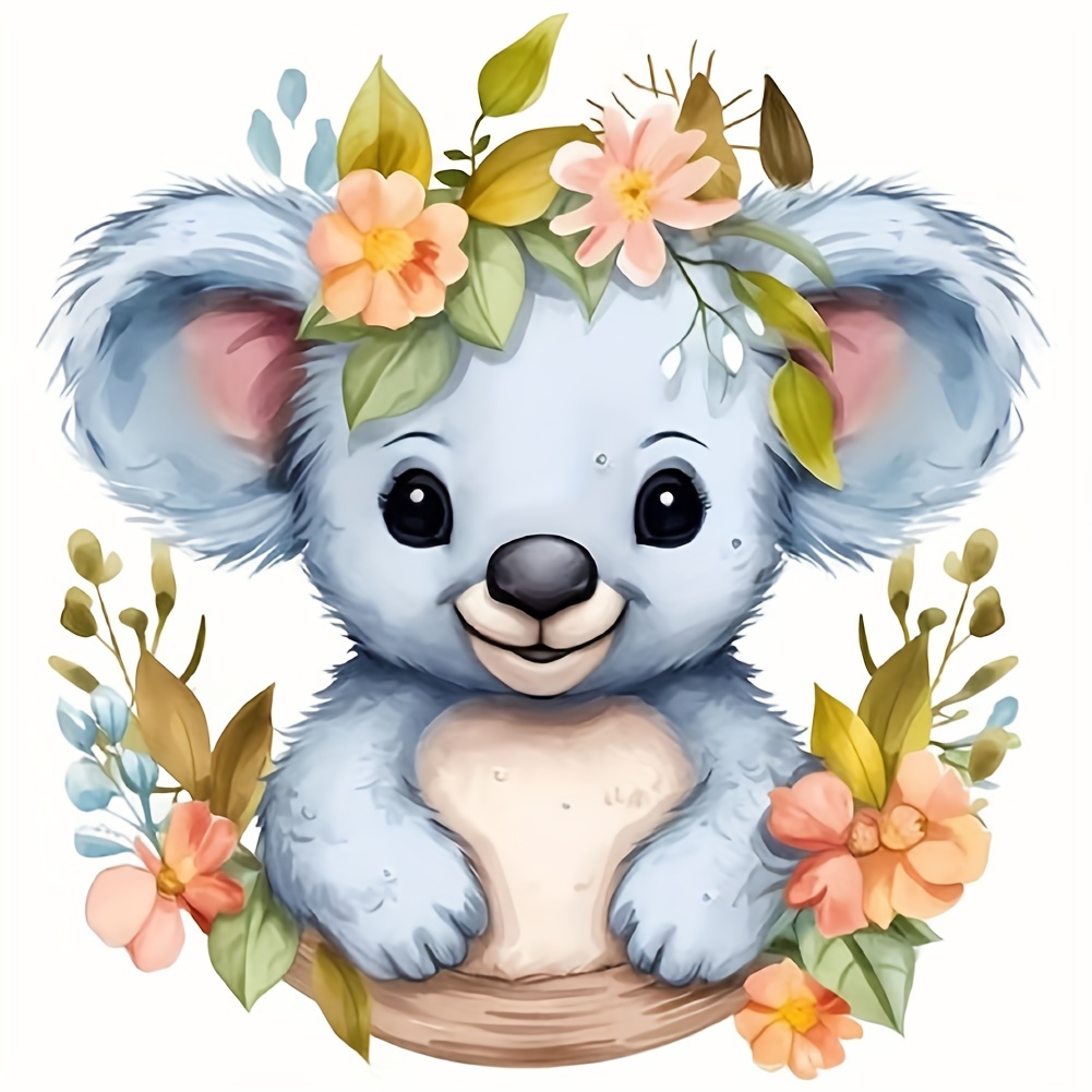 5d Diamond Painting Set Koala Pattern Suitable Adults - Temu