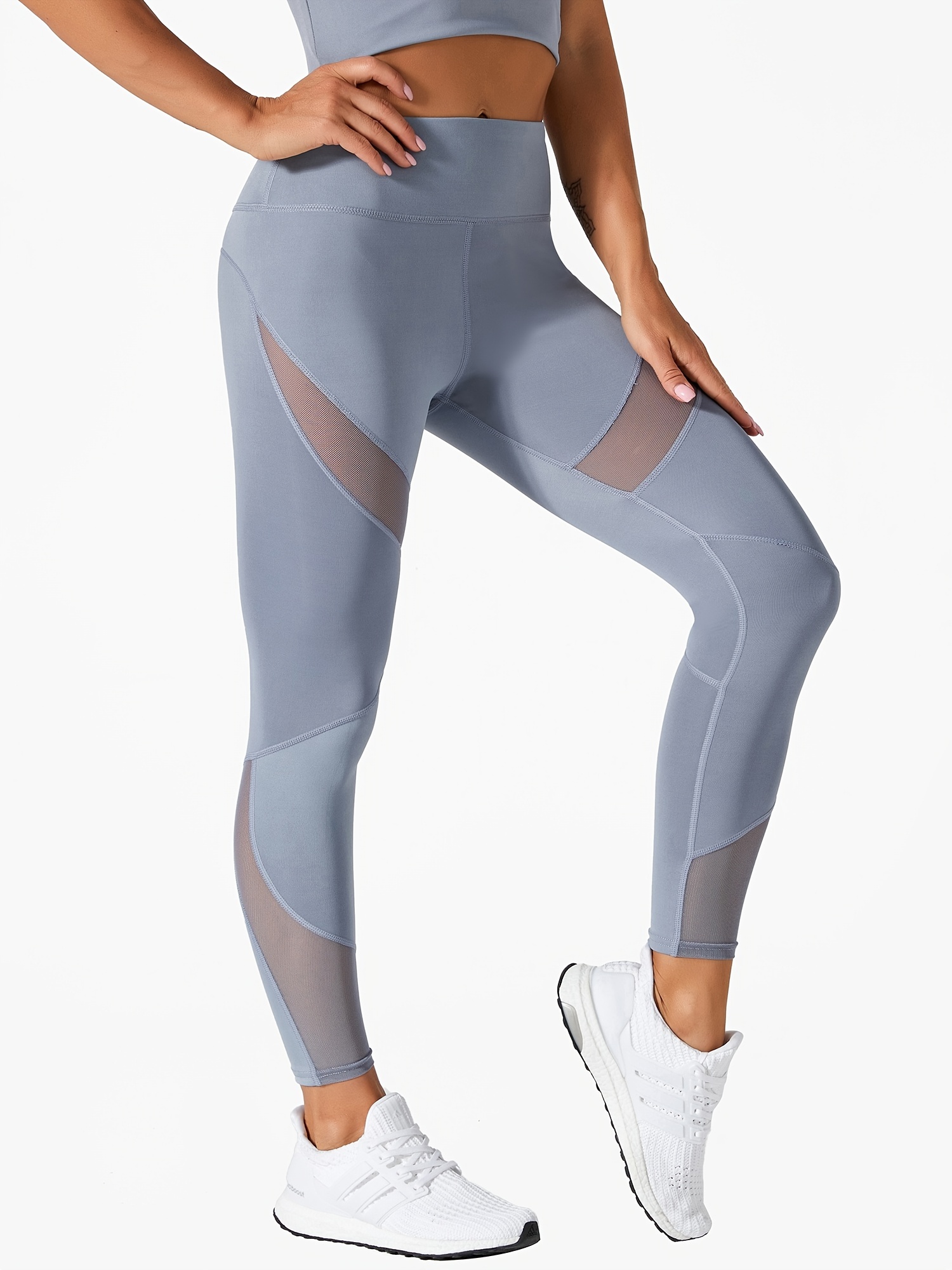 Leggings para mujer con bolsillo, pantalones de yoga elásticos de cintura  alta, leggings ajustados para gimnasio, entrenamiento, leggings (color : 9