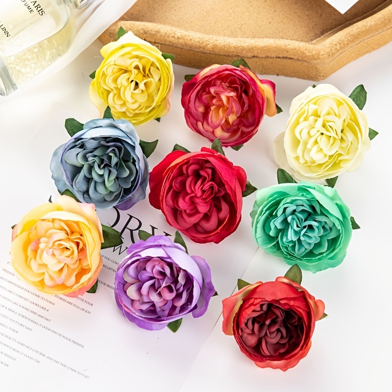  PARTY JOY 2pcs Artificial Flower Garland Fake Rose