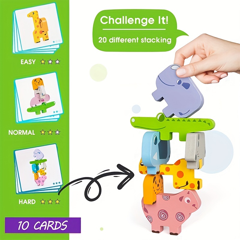 Lzoy Montessori Toys Wooden Blocks Sorting Stacking Toys - Temu