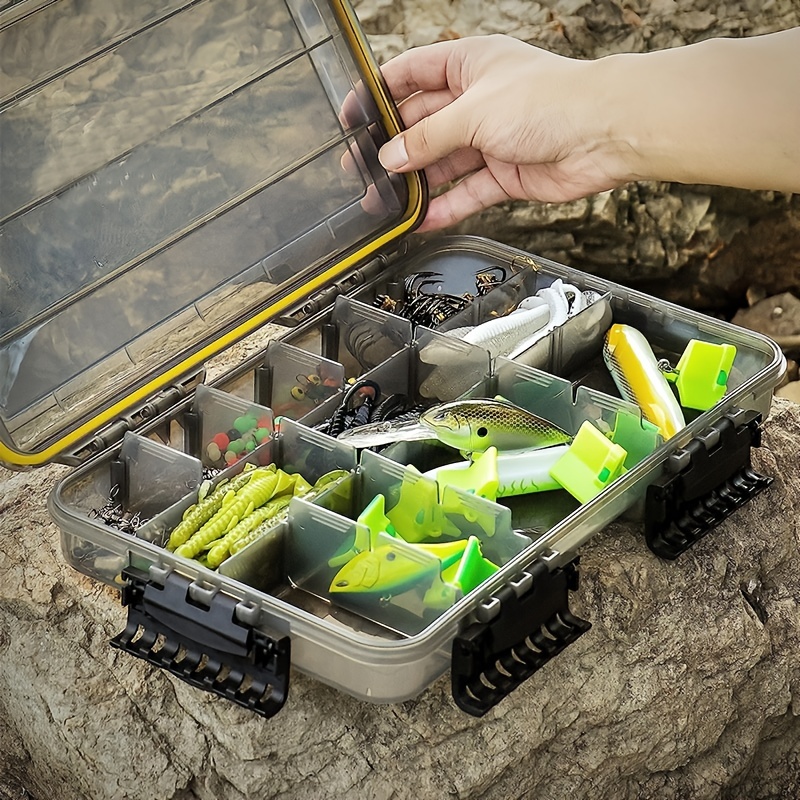 1 To 8 Grids Fishing Tackle Box Fishing Lure Organizer Tray Mini Tackle Box  With Dividers Tackle Boxes For Fishing With Cover - Fishing Tackle Boxes -  AliExpress