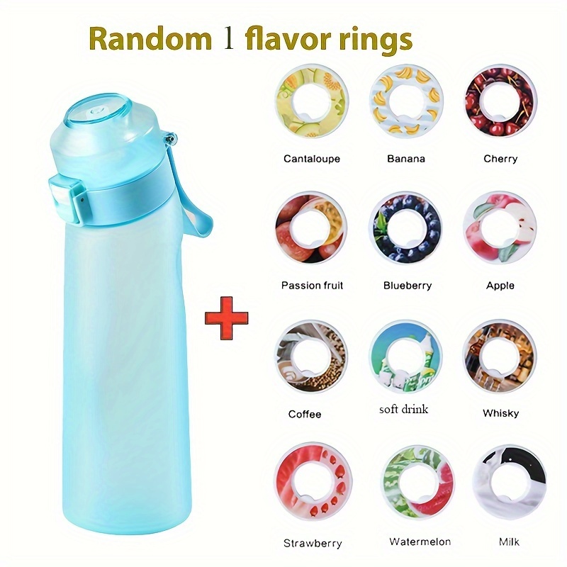 Sports Water Bottle With 3 Random Flavor Pods Water Cup - Temu