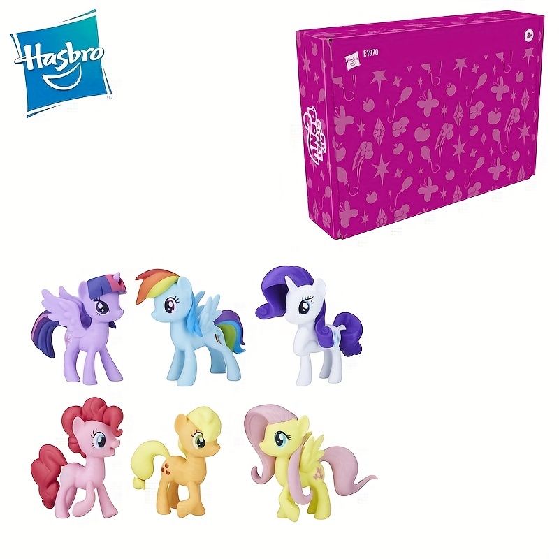  My Little Pony: Friendship is Magic Toy Meet The Mane 6  Collection Set - 6 Pony Figures Including Twilight Sparkle, Kids Ages 3 and  Up ( Exclusive)