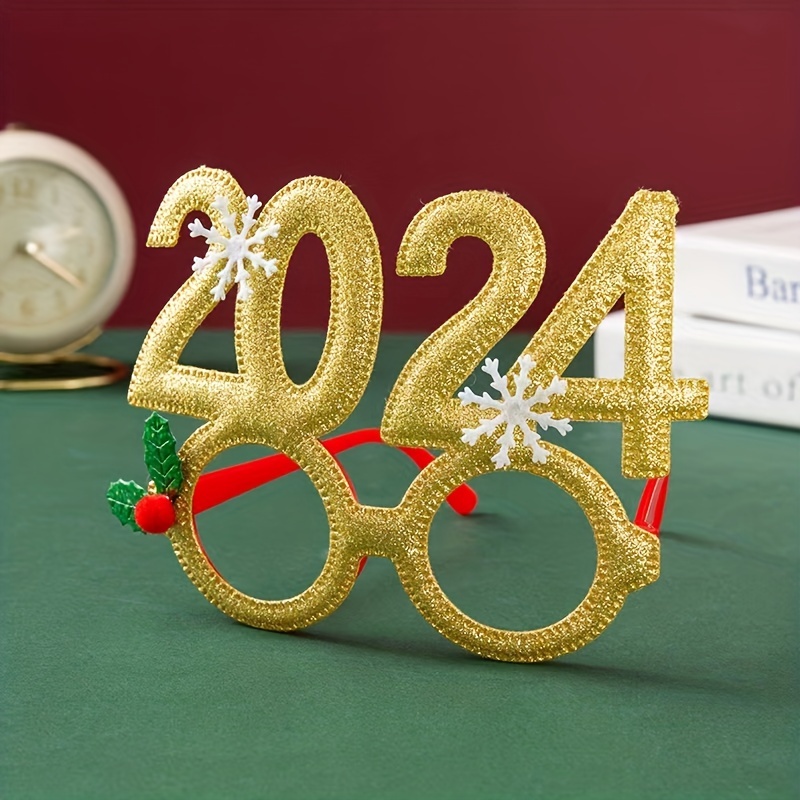  KKBES 2 anteojos de fiesta de Año Nuevo 2024, gafas de sol de  fiesta de Año Nuevo, regalos de fiesta de celebración para víspera de Año  Nuevo 2024 : Hogar y Cocina