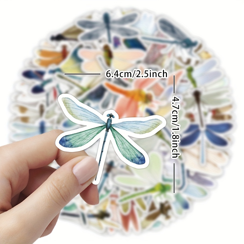 Dragonfly Stickers Beautiful Dragonfly Stickers Water Bottle - Temu