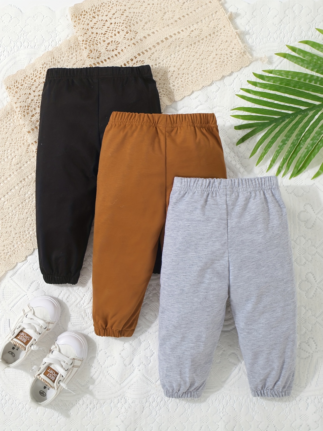 Boys Multicolor Pants Set Comfy Casual Trousers Outfit