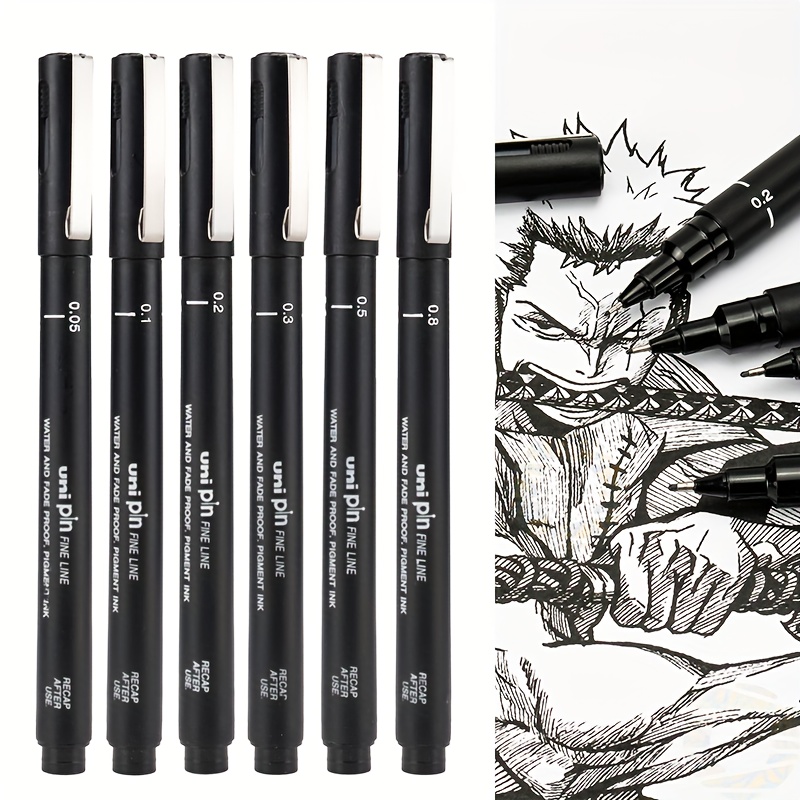 Drawing Needle Pen Set Black Hook Pen, Drawing Pen Line Draft Pen Special  For Art Students Christmas, Halloween, Thanksgiving Gift - Temu