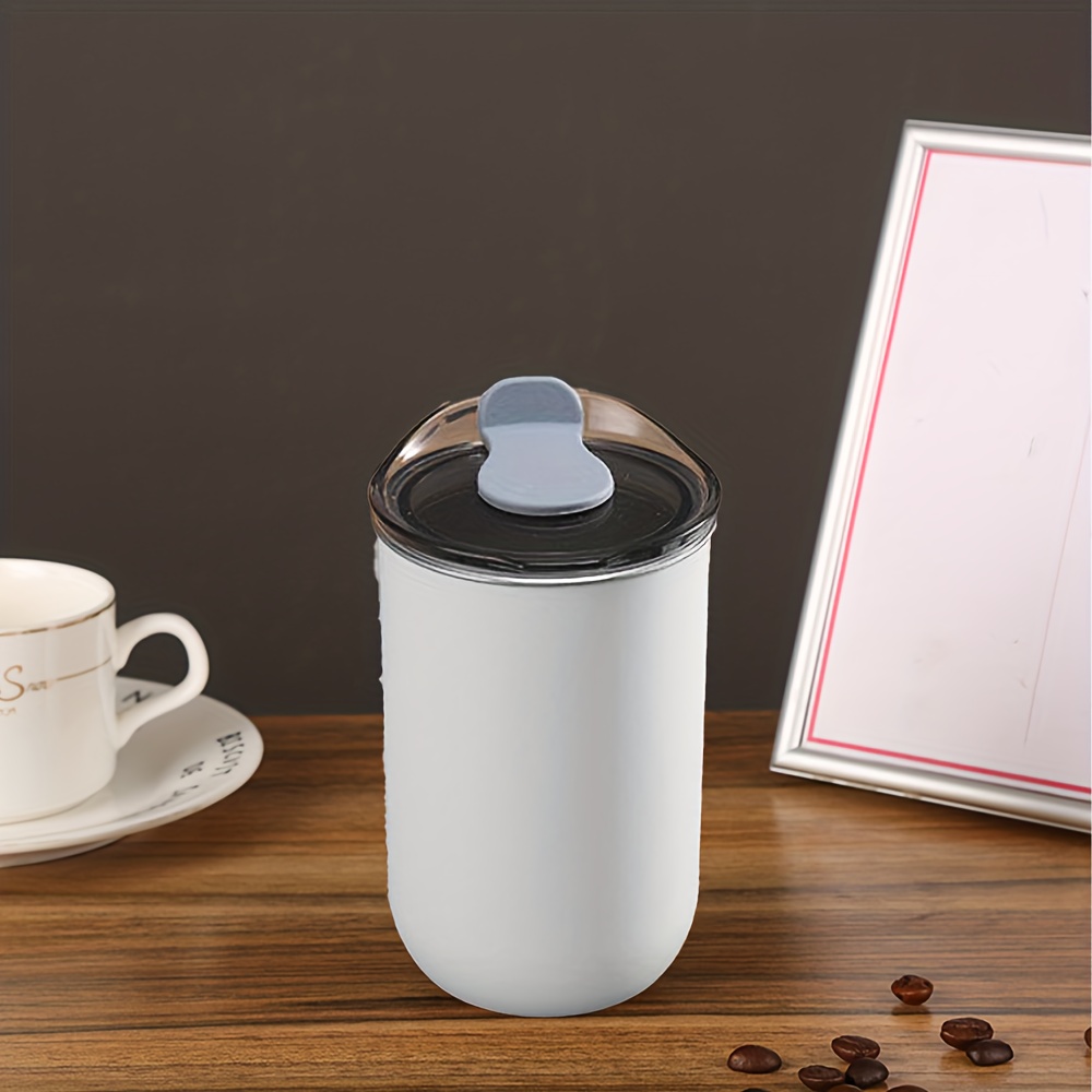 500ML Stainless Steel Thermos Straw Cup Reusable Milk Coffee Mug Water  Drinking Bottle Insulation Travel Metal Cup Leakproof
