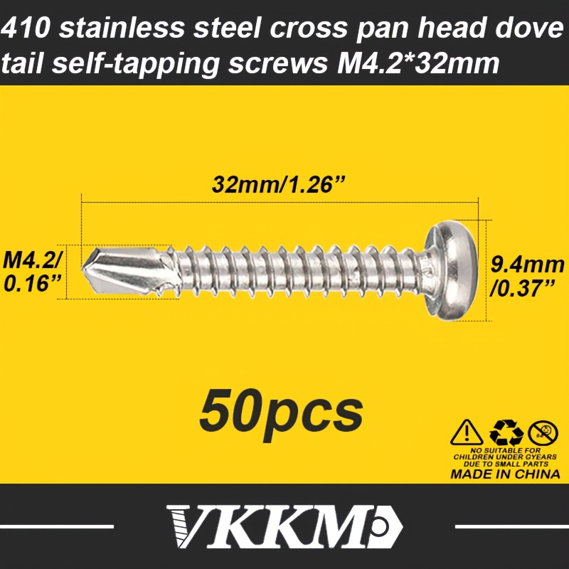 Mini Screw Round Head, Steel Self-tapping Screws