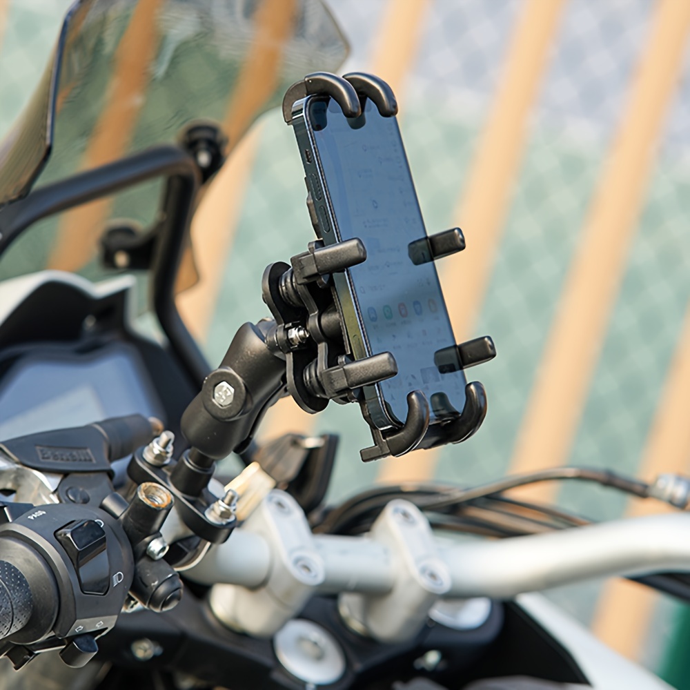 1pc Motorrad-Handyhalter, universelle Handyhalterung  GPS-Navigationshalterung für Motorrad, Fahrrad, Moped, Roller, Motorrad -  Temu Austria