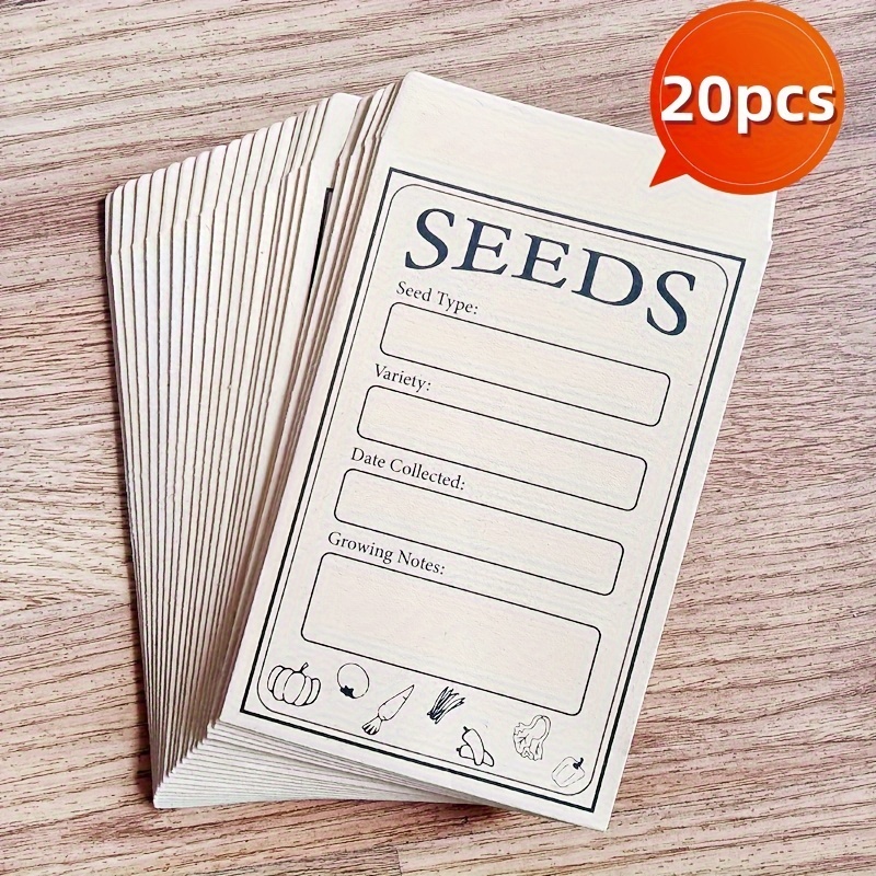 Printable Seed Packet Envelopes