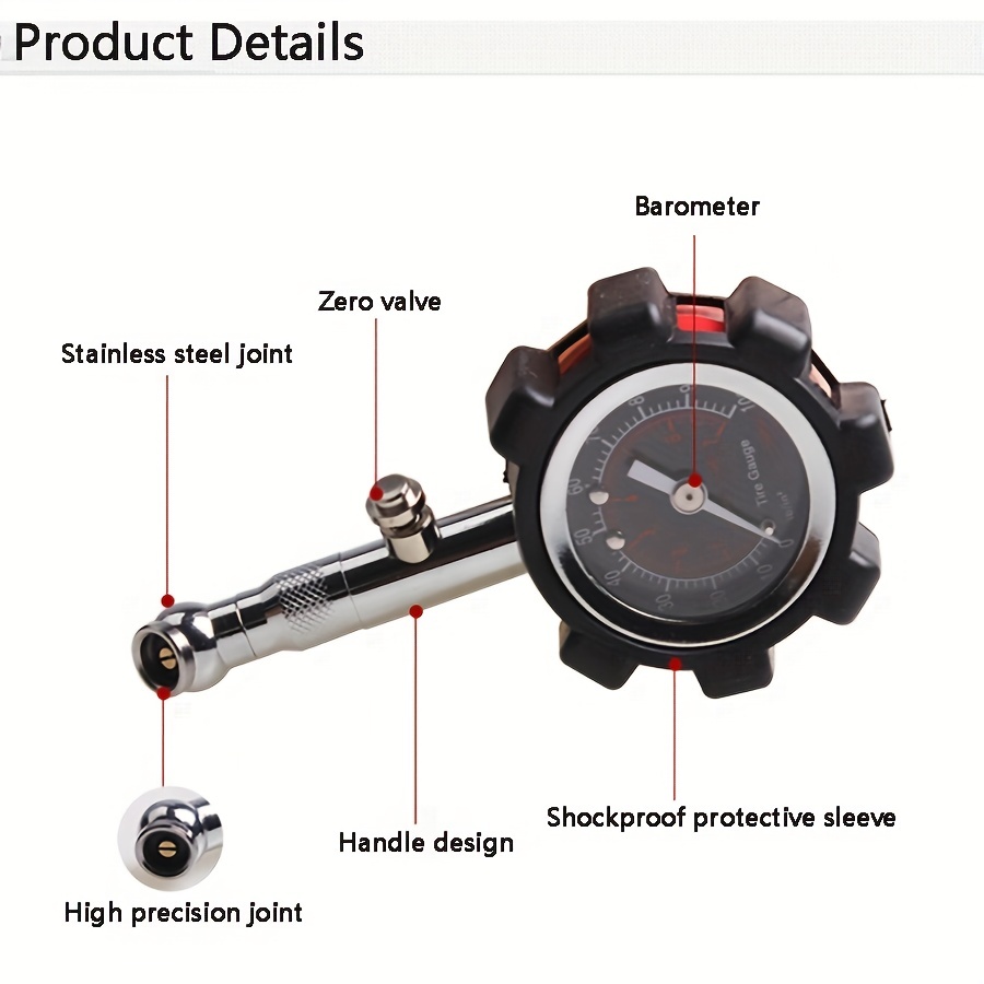 High Precision Monitor Tire Pressure Meter