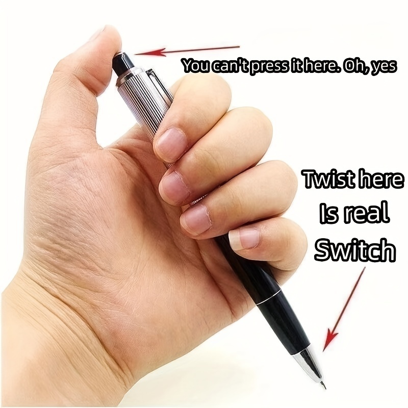 1pc Creative Trick Props Electric Shock Pen, Funny Prank Trick