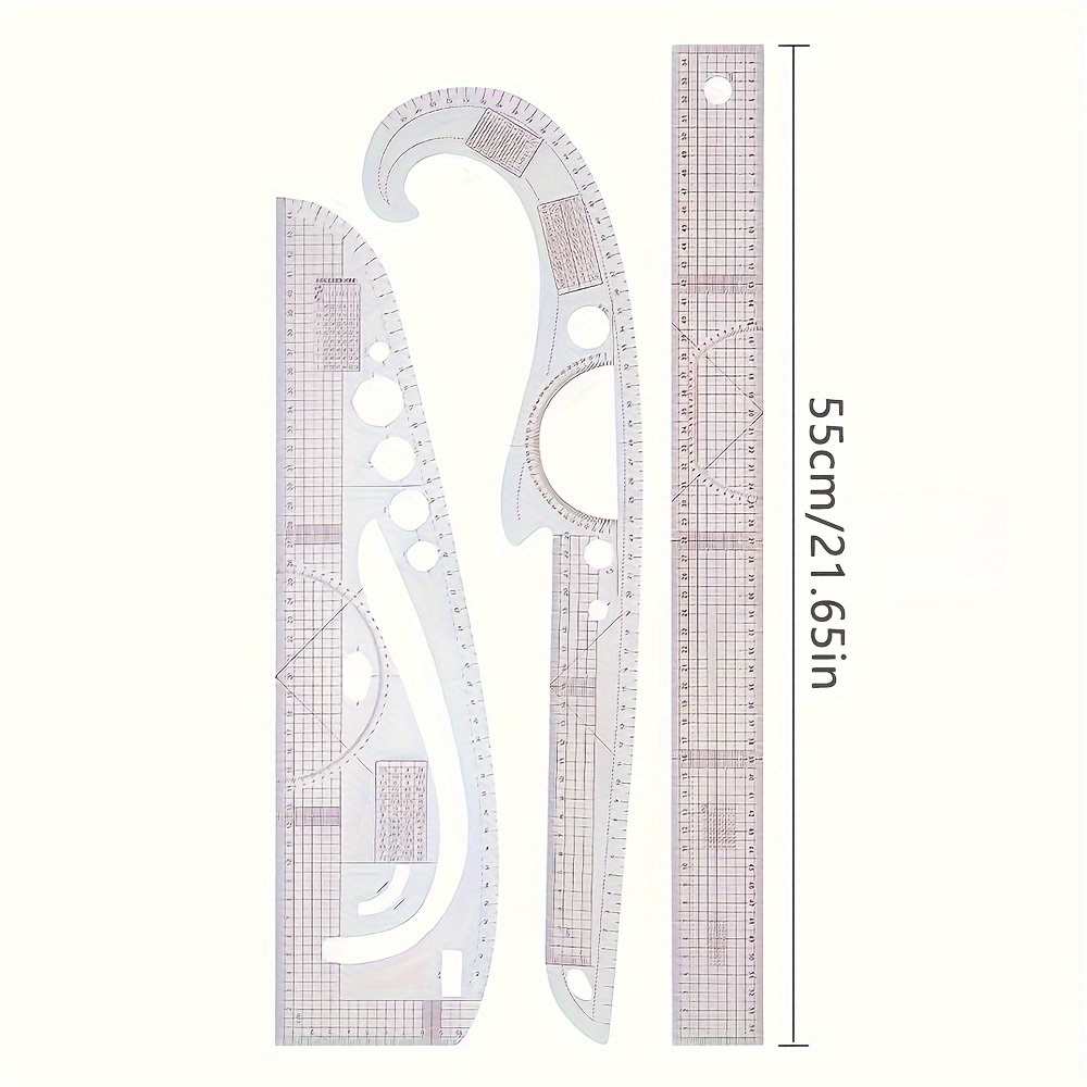 Professional French Curve Rulers Metric Quilting Rulers for Sewing  Dressmaking