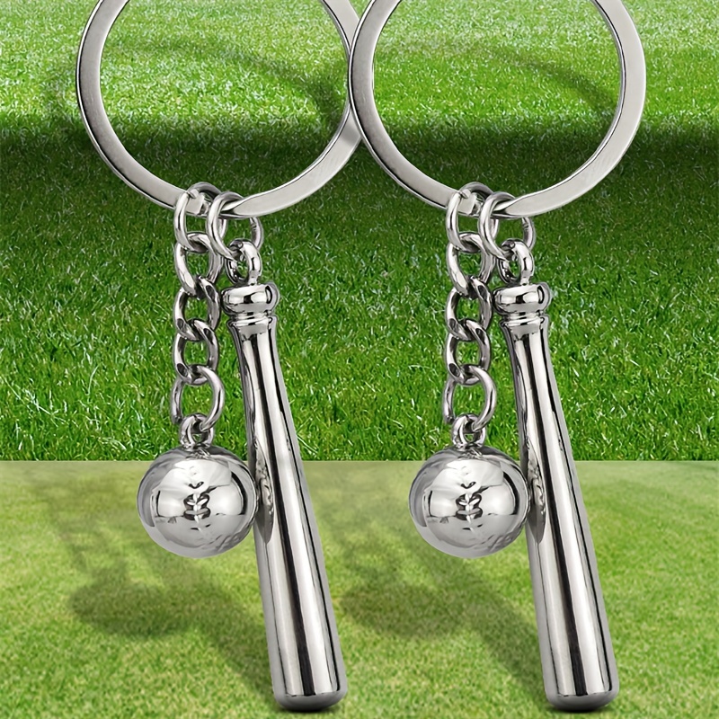 Baseball Keychain, Sports Alloy Durable Key Ring, Softball Key Chain Charm  For Handbags, Purses, Bags, Belts - Temu Philippines