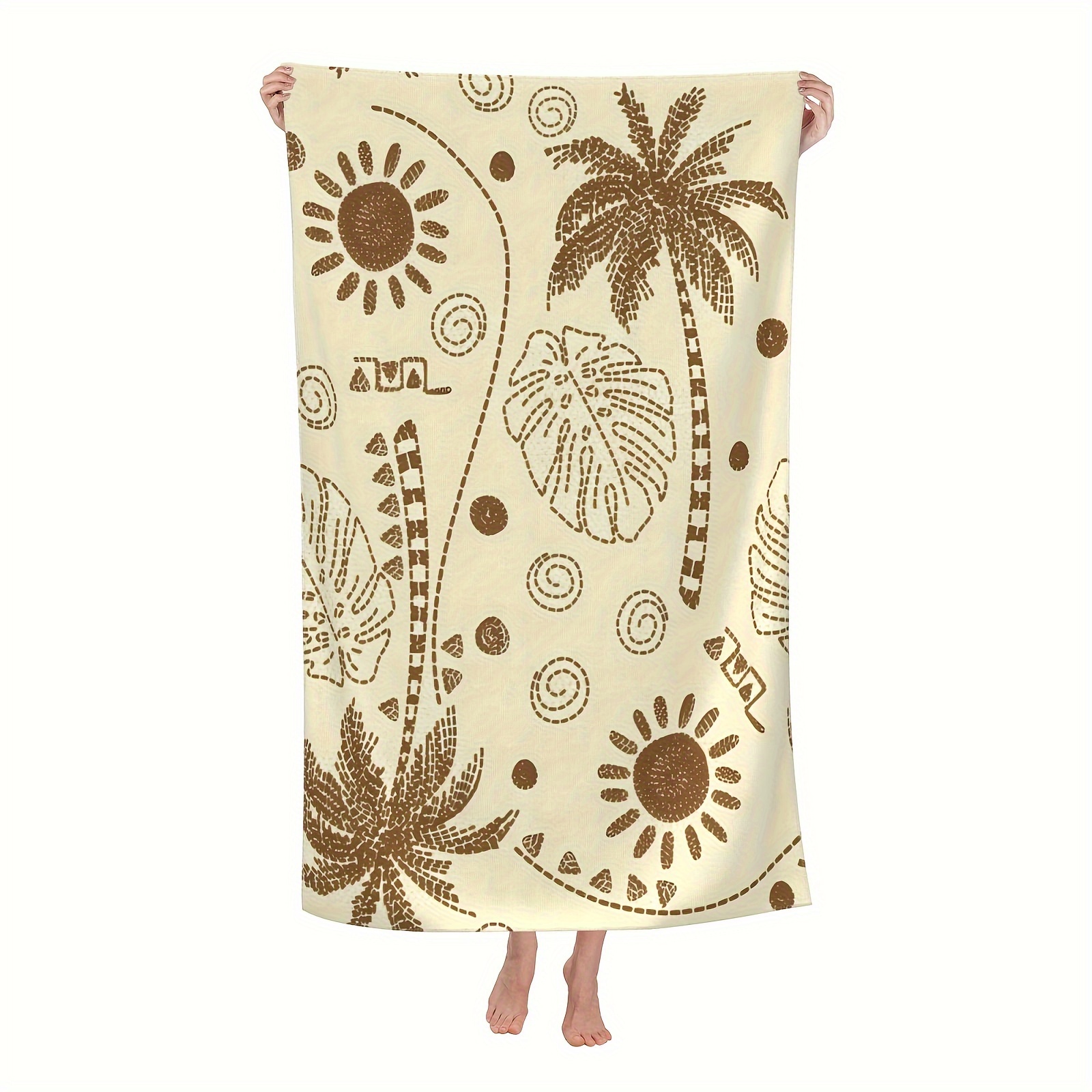 Bohemian Style Printed Beach Towel Absorbent Quick drying Temu New