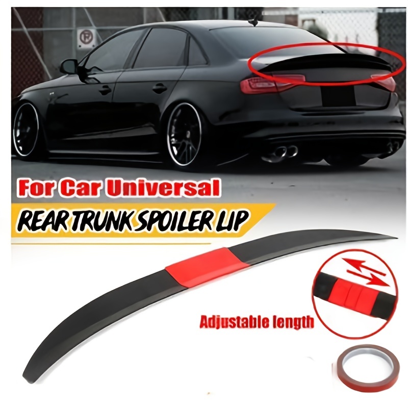 Car Universal Spoiler Racing Abs Three Section Tail Wing - Temu
