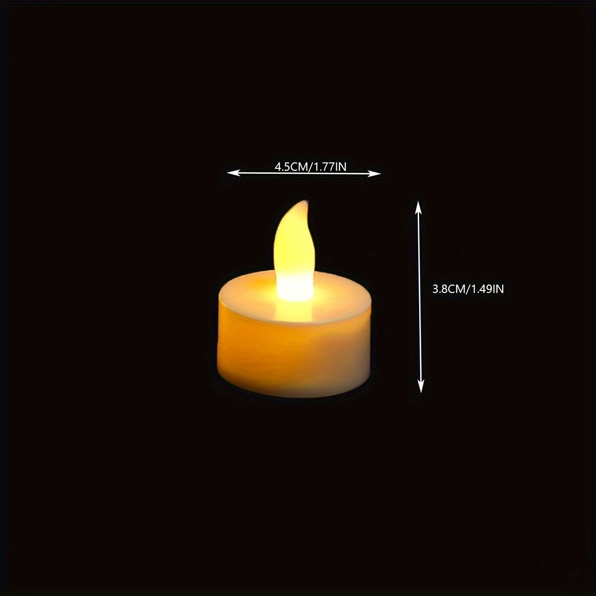 12 Pack Candele Votive Senza Fiamma Tremolante, Candele Finte Elettriche A Lunga  Durata, A Batteria Led Tealight Matrimonio, Natale, Ringraziamento, Bar,  Camino, Decorazioni Tavolo, Luci Tè Interni/esterni (batteria Inclusa)