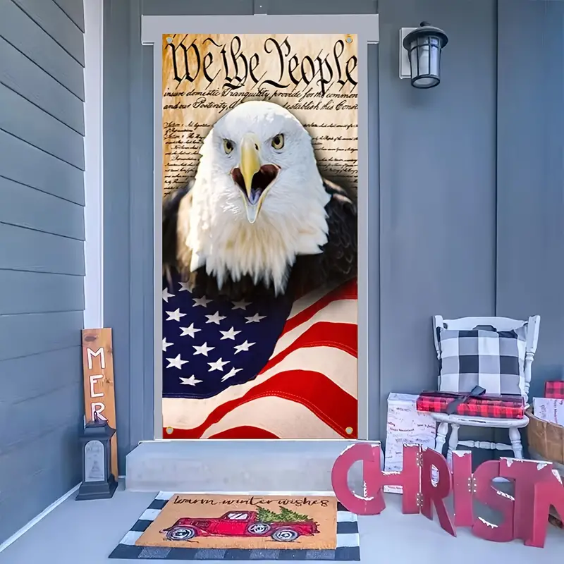 Creative American Eagle Pattern Door