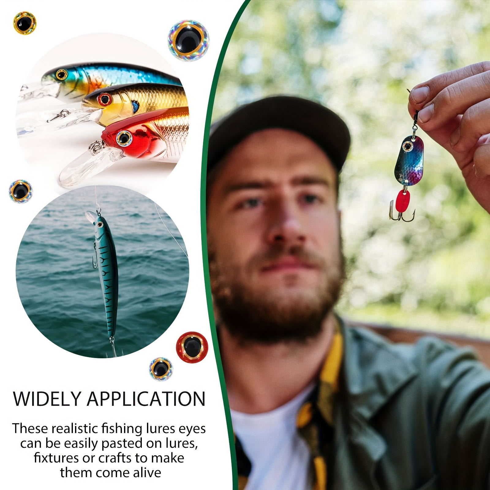 Fly Fishing Lures Lure Eyes Lifelike Realistic Artificial - Temu Philippines