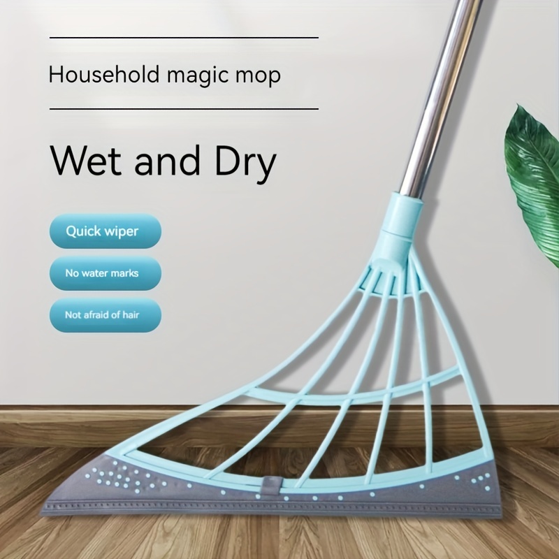 Retractable Broom Magic Broom Rubber Water Scraper Rotatable - Temu