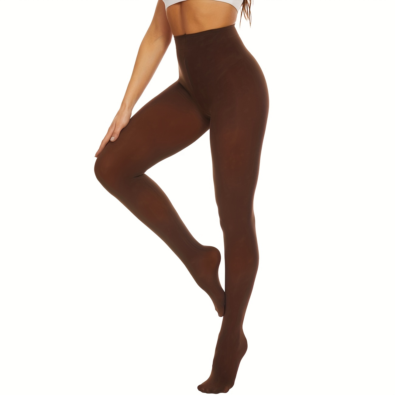 Women 15 Denier Non-Slip Pantyhose Sheer Tights Glossy Stockings