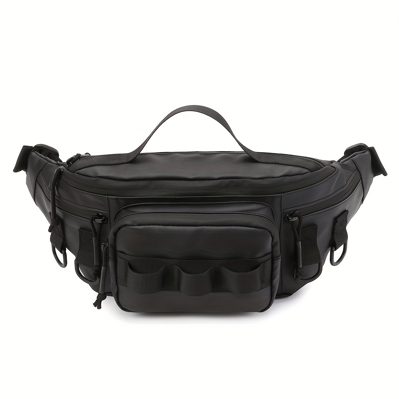 Black Waterproof Zipper Fishing Storage Bag Portable Eva Car - Temu