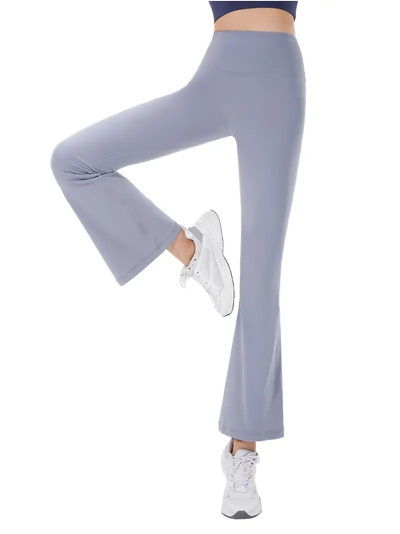 Comfortable Women's Seamless Flare Leg Yoga Pants Casual - Temu Canada