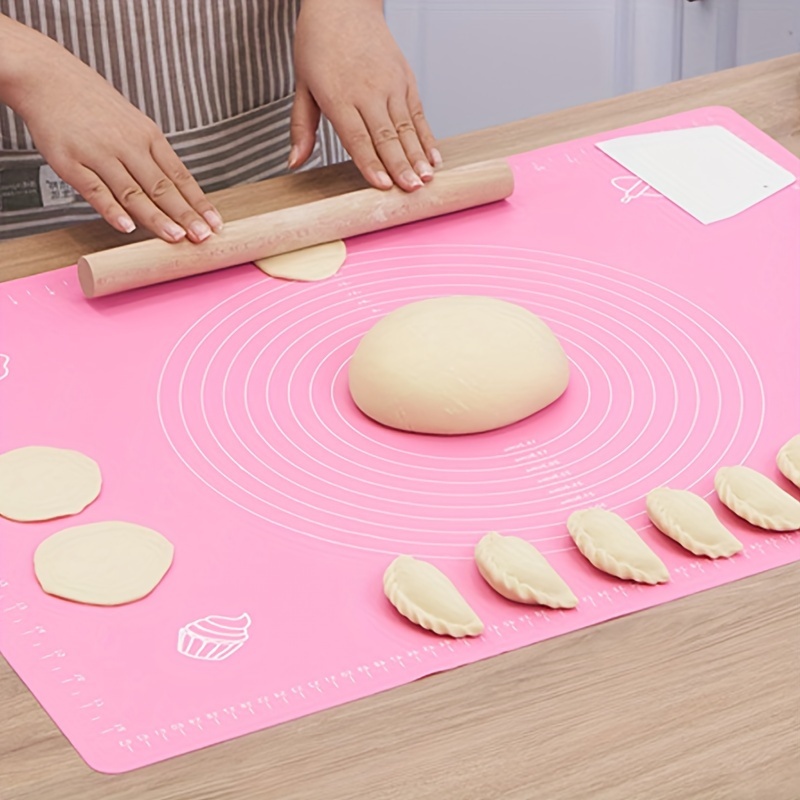 Pastry Mat Silicone Baking Pad With Scale Markings Food - Temu