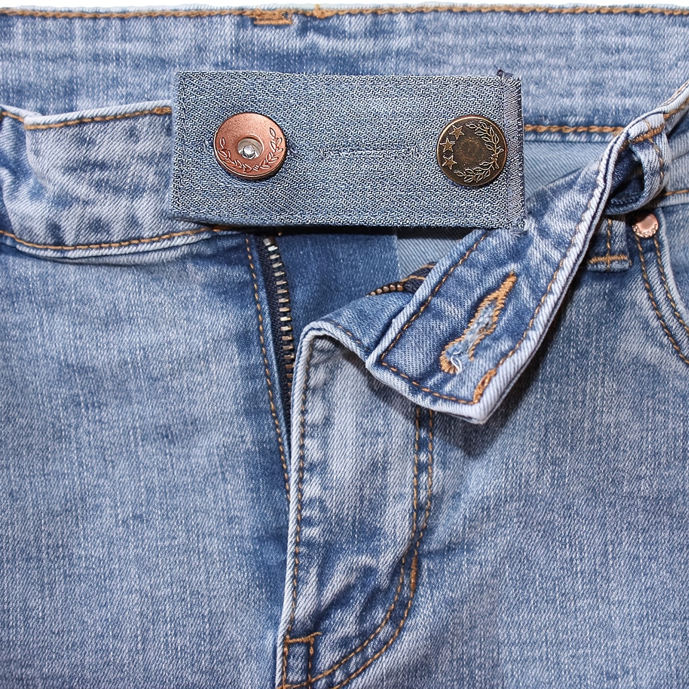 Denim Waist Extender Button Extender Pants Extenders Waistband Extenders  With Metal Button For Jeans Men And Women,Set Of 4 – the best products in  the Joom Geek online store