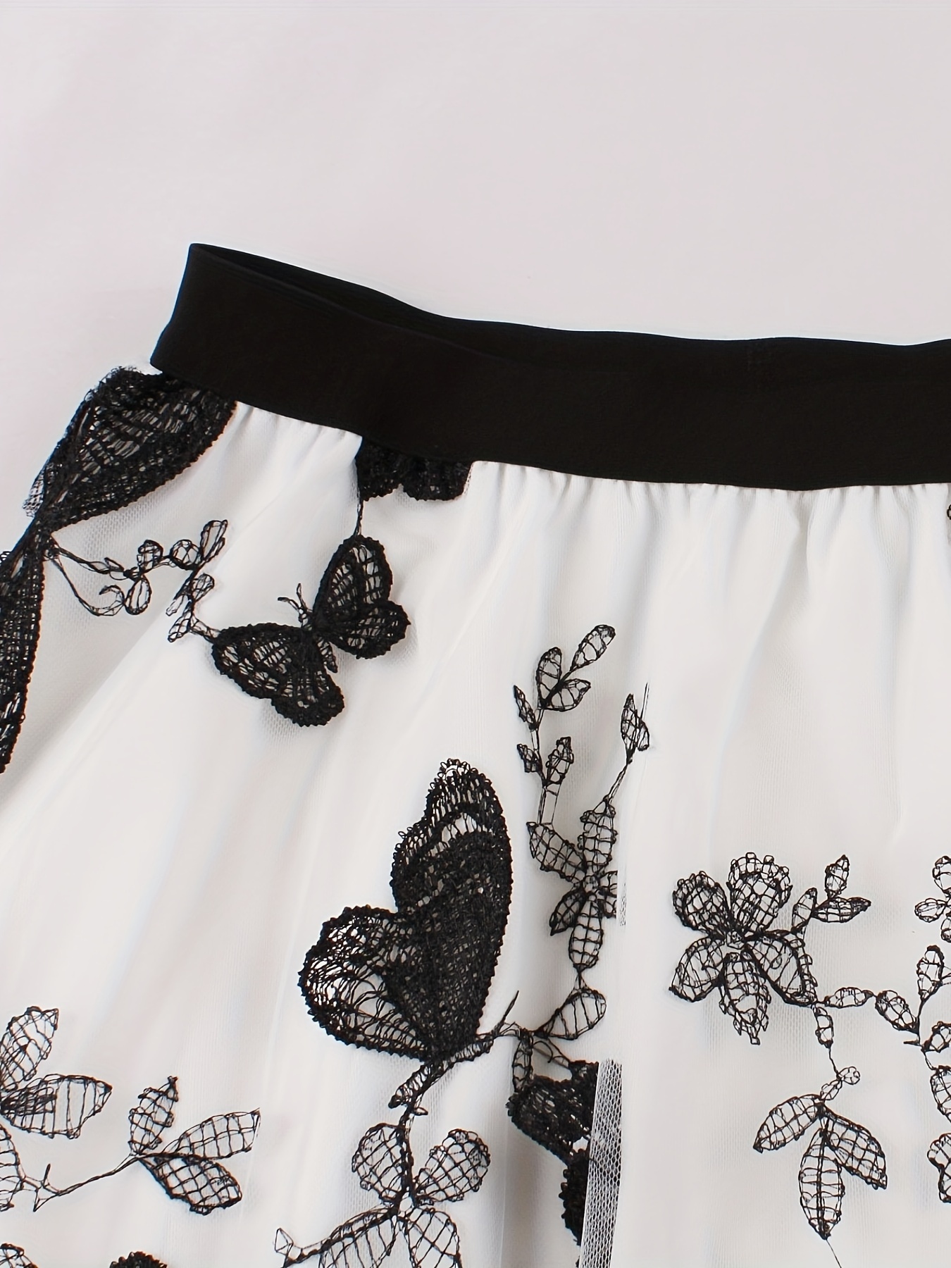 elegant black embroidered tulle skirt flowy a line - Temu Canada elegant black embroidered tulle skirt flowy a line - Temu Canada