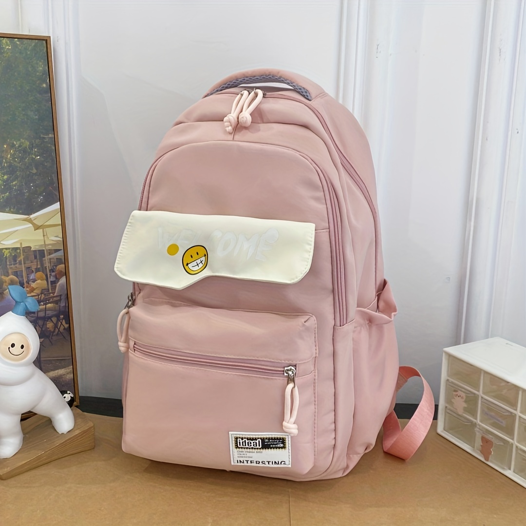 New Summer Fashionable Casual Color Blocking Large Capacity Backpack For  Outdoor Activities