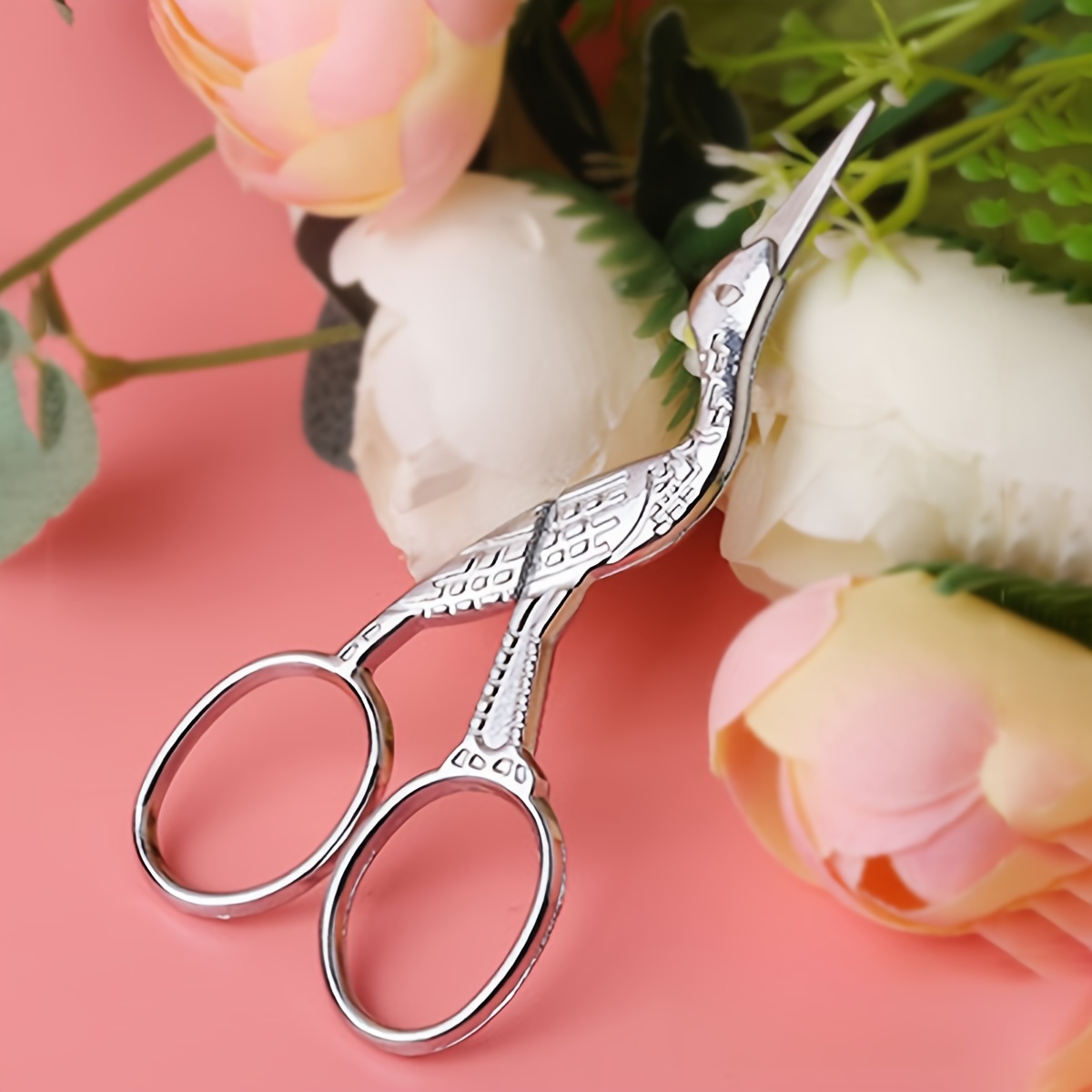 Stainless Steel Retro Scissors Sewing Fabric Scissors - Temu