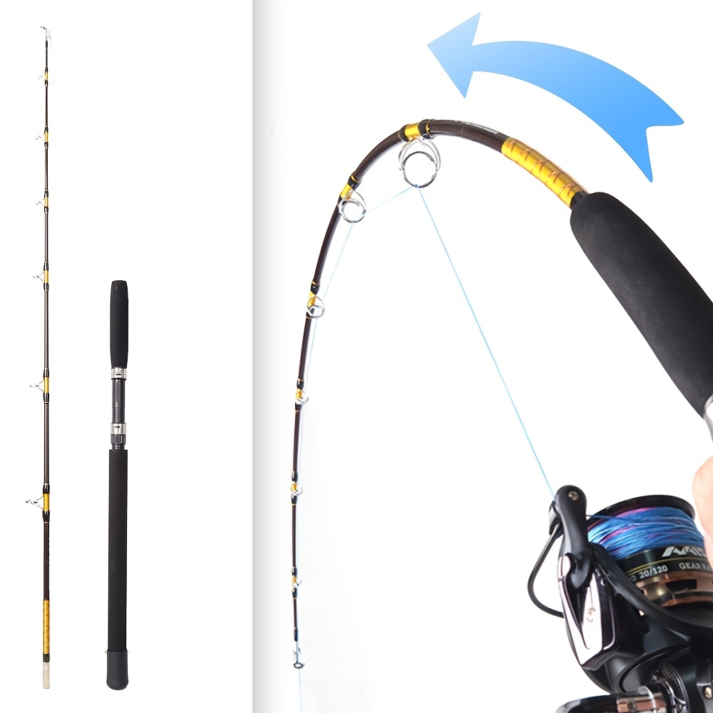 Fishing Spinning Pole, Fiber Glass Pole, Telescopic Rod