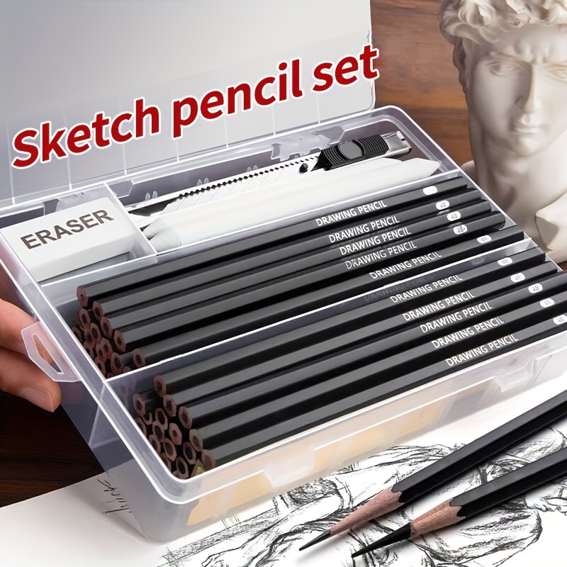 Wooden Art Set for Painting, Sketching, Coloring Creative Portable Art –  GizmoXpress