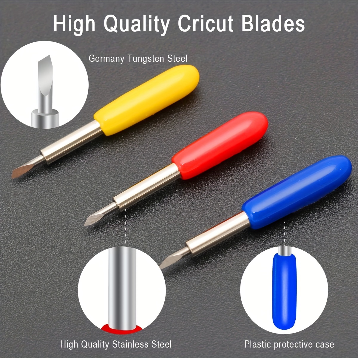 Blades for Cricut Explore Air2/Air 3 /Maker Cutting Machines30° 45