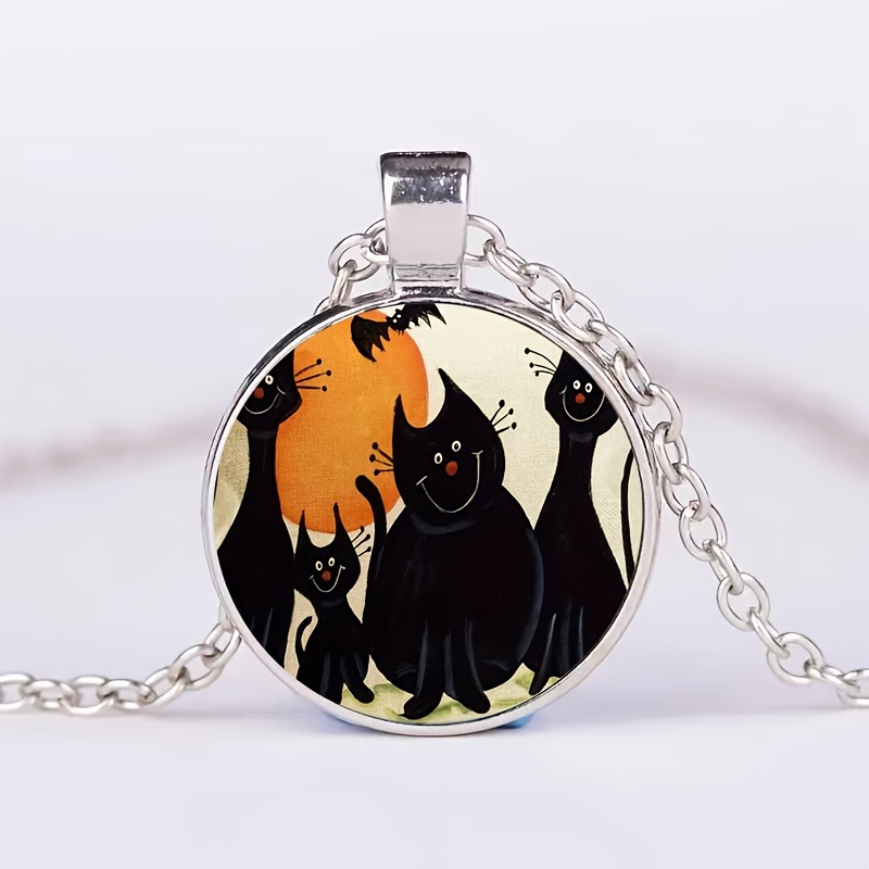 1pc/2pcs, Mini Cute Ghost Necklace, Halloween Glow-in-the-Dark Necklace, The Adopt A Pet Ghost Necklace, Little Ghost in A Vial Pendant Necklace