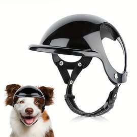 1pc protective pet helmet for biking and outdoor activities adjustable head accessory for dogs and cats