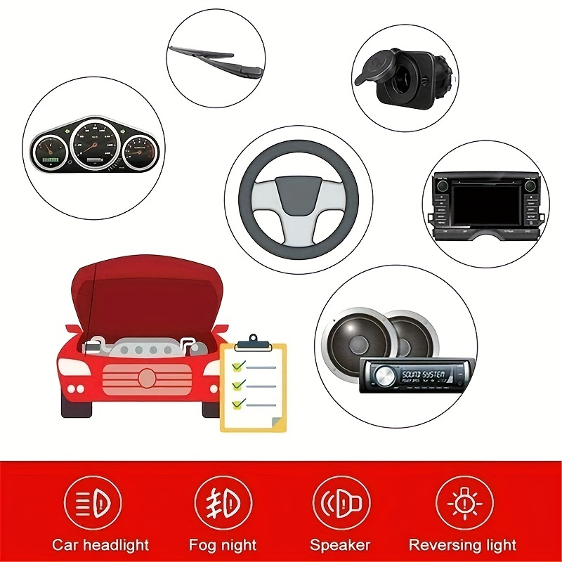 PDTO Nuevo 180pc Fusibles de Coche 2-35A Mini Fusibles de Cuchilla Set para  Automotriz Barco Camión SUV – Los mejores productos en la tienda online  Joom Geek