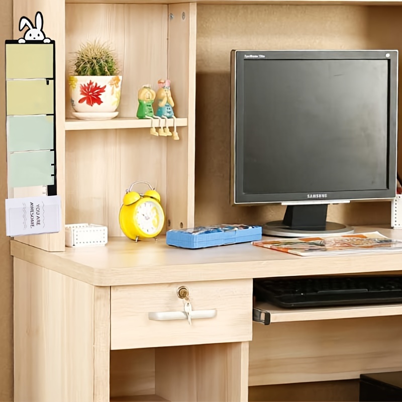 Office Desk Accessories Computer Monitor Memo Board Computer - Temu