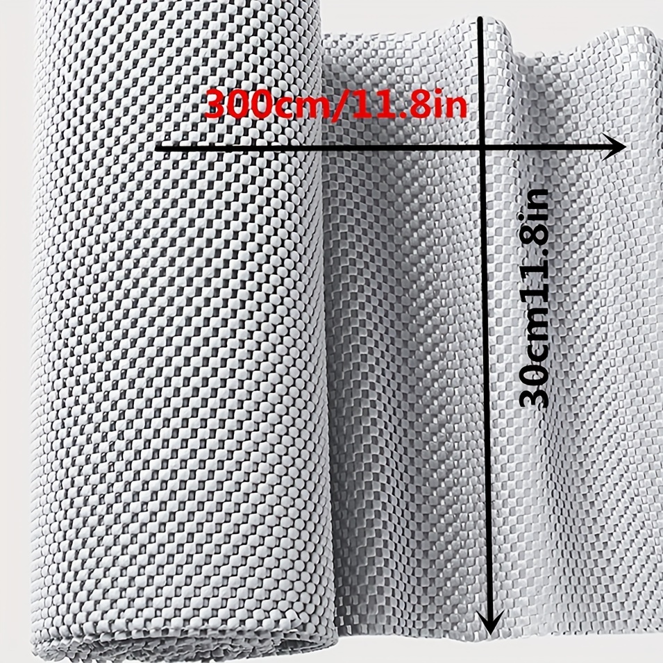  Shelf Cabinet Liner Non-Adhesive 12 in X 20 Ft, Strong Grip  Non Slip Shelving Liner for Kitchen Cabinets, Easy Install Storage,  Drawers, Shelves Kitchenware Tableware Light Gray Liners