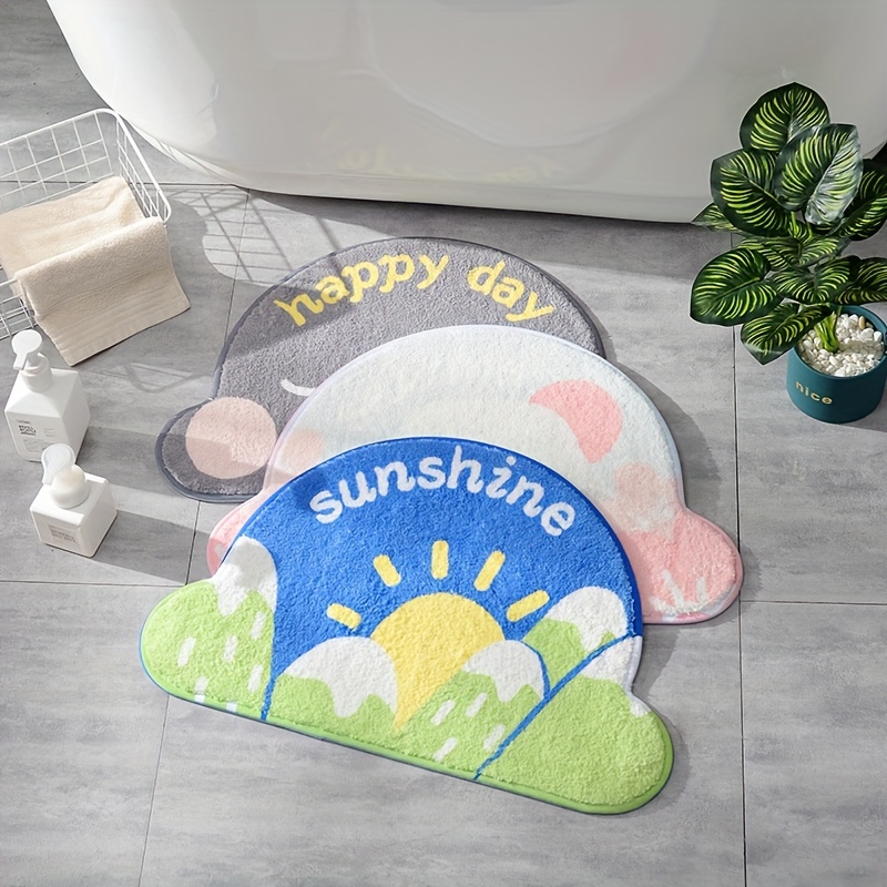 1pc Alfombra Baño Dibujos Animados Diatomita Barro Suave Mat - Temu Chile