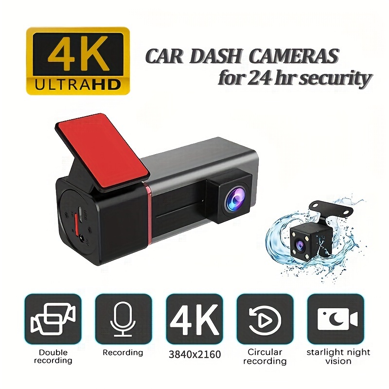 Dash Cam 2.5K Front and Rear Camera 1440P+1080P FHD WiFi Dual Dashcam for  Cars Support APP with 32GB SD Card,Metal case,Super Night